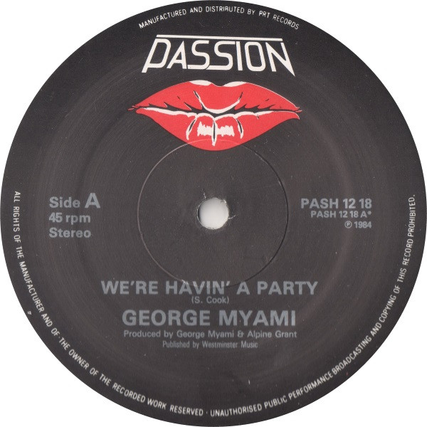 George Myami - We're Havin' A Party | Passion (PASH 12 18) - 3
