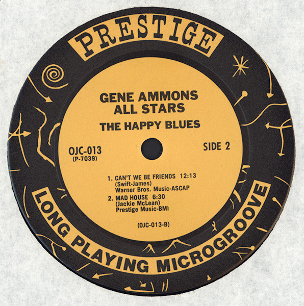 Gene Ammons - The Happy Blues | Original Jazz Classics (OJC-013) - 4