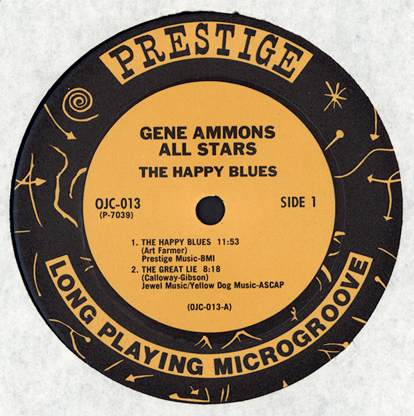 Gene Ammons - The Happy Blues | Original Jazz Classics (OJC-013) - 3