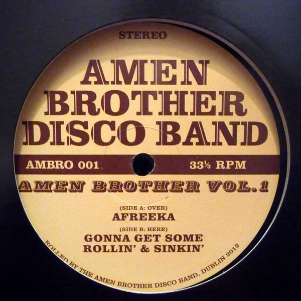 Amen Brother Disco Band - Amen Brother Vol. 1 | Amen Brother (AMBRO001)