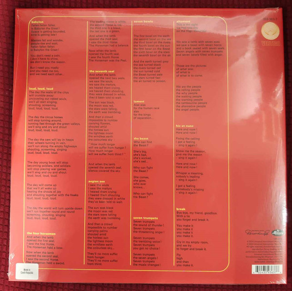 Aphrodite's Child - 666 (The Apocalypse Of John 13/18) | Vertigo (359 363-7) - 2 Aphrodite's Child - 666 (The Apocalypse Of John 13/18) | Vertigo (359 363-7) - 2