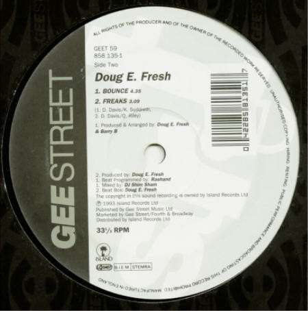 Doug E. Fresh - I-Ight (Alright) | Gee Street (GEET 59) - 2 Doug E. Fresh - I-Ight (Alright) | Gee Street (GEET 59) - 2