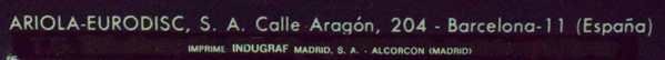 Emerson, Lake & Palmer - In Concert | Ariola (200852-I) - 3