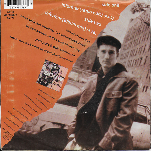Snow - Informer | EastWest Records America (A8436) - 2