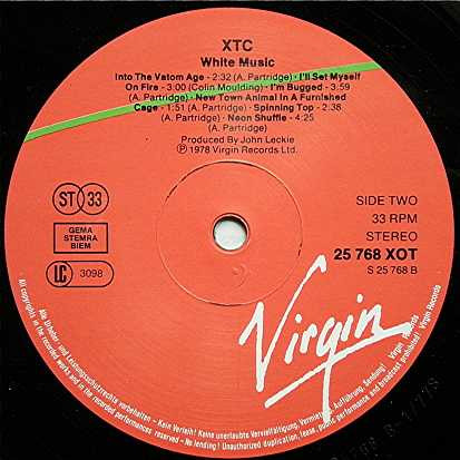 XTC - White Music | Virgin (25 768 XOT) - 4 XTC - White Music | Virgin (25 768 XOT) - 4