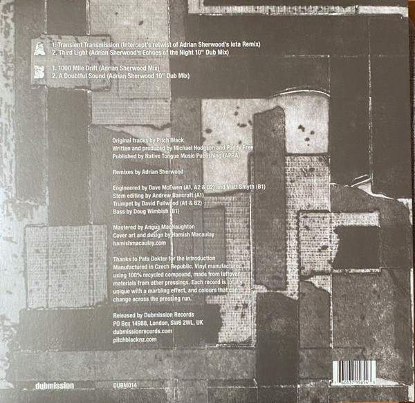 Pitch Black - Echoes Of The Night (The Adrian Sherwood Remixes) | Dubmission Records (DUBM014) - 2 Pitch Black - Echoes Of The Night (The Adrian Sherwood Remixes) | Dubmission Records (DUBM014) - 2