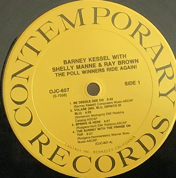 Barney Kessel , Shelly Manne , Ray Brown - The Poll Winners Ride Again! | Fantasy (OJC-607) - 3 Barney Kessel , Shelly Manne , Ray Brown - The Poll Winners Ride Again! | Fantasy (OJC-607) - 3