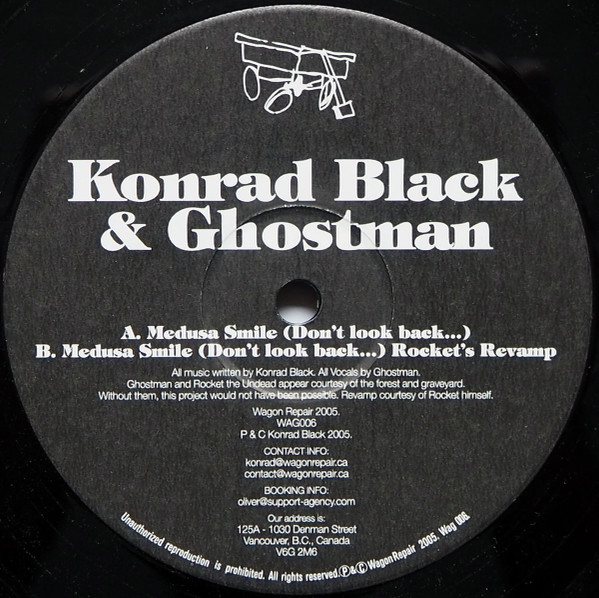 Konrad Black & Ghostman - Medusa Smile (Don't Look Back...) | Wagon Repair (WAG006)