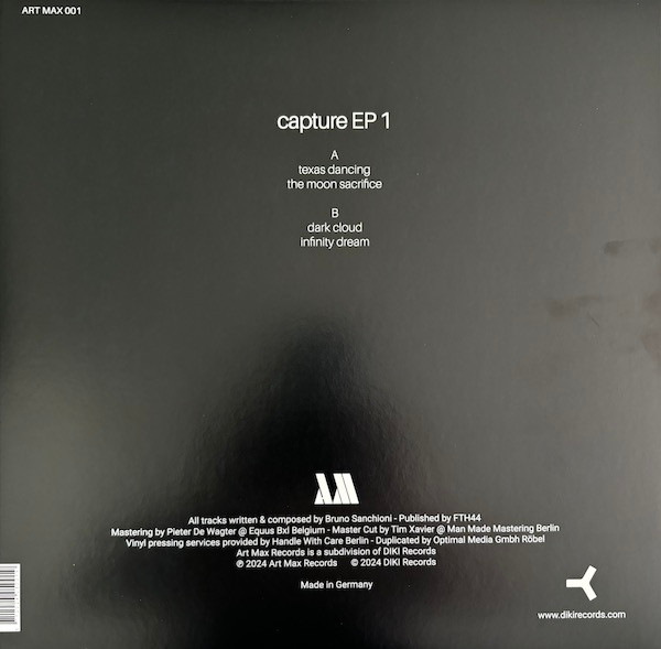 Bruno Sanchioni - Capture EP 1 | Art Max Records (ART MAX 001) - 2