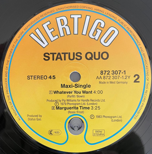 Status Quo - Burning Bridges (On And Off And On Again) | Phonogram (872 307-1) - 4
