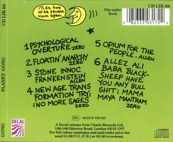 Planet Gong - Live Floating Anarchy 1977 | Decal (CD LIK 68) - 2