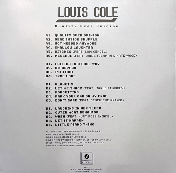 Louis Cole - Quality Over Opinion | Brainfeeder (BF129) - 2