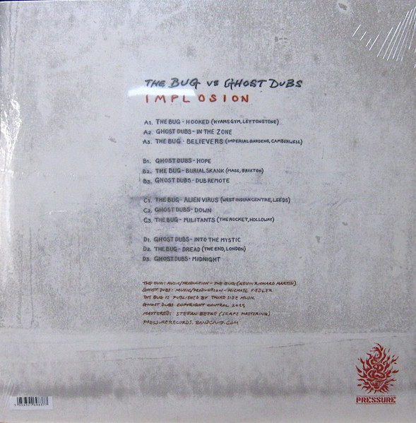 The Bug vs Ghost Dubs - Implosion | Pressure (PRESH027LP) - 2