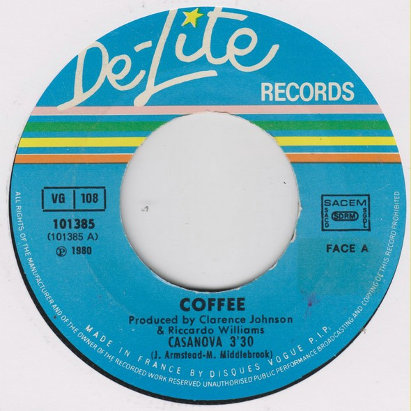 Coffee - Casanova | De-Lite Records (101385) - 3 Coffee - Casanova | De-Lite Records (101385) - 3