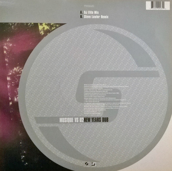 Musique Vs U2 - New Years Dub | Serious Records (SERR030T2) - 2