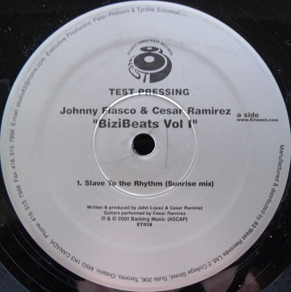 Johnny Fiasco & Cesar Ramirez - BiziBeats Vol I | 83 West Records (ET028)
