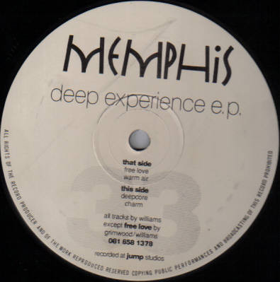 Memphis - Deep Experience EP | Memphis Records (MEM 002)