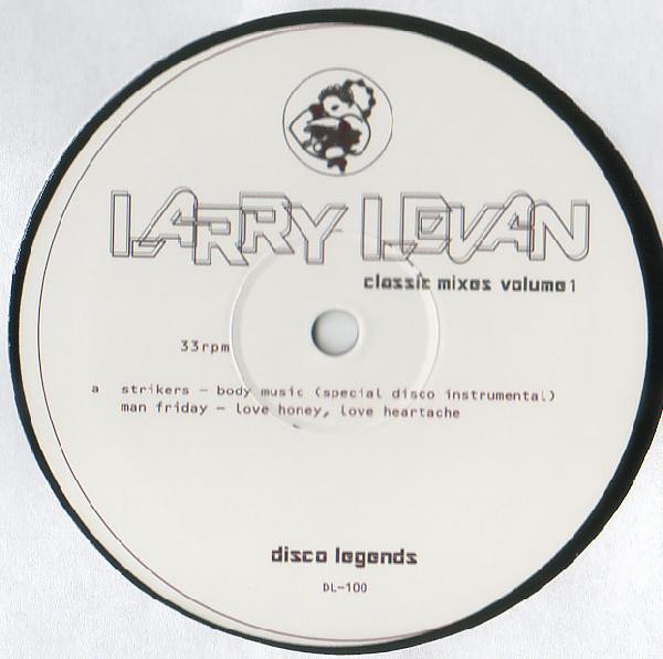 Larry Levan - Classic Mixes Volume 1 | Disco Legends (DL-100) - main Larry Levan - Classic Mixes Volume 1 | Disco Legends (DL-100) - main