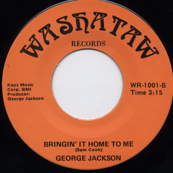 George Jackson - Times Are Tough | Washataw Records (WR-1001) - 2