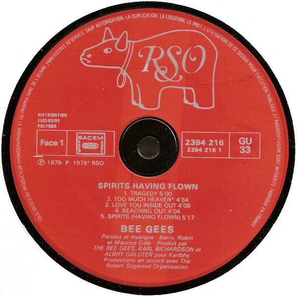Bee Gees - Spirits Having Flown | RSO (2394 216) - 4