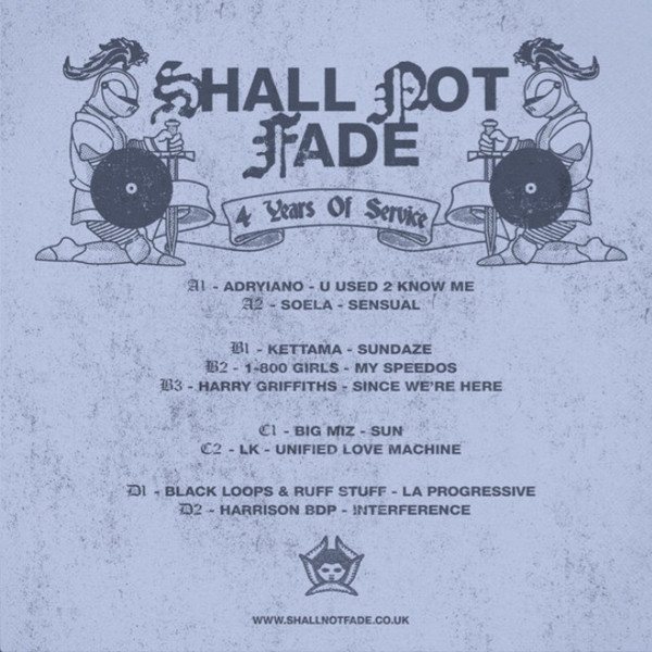 Various - Shall Not Fade - 4 Years Of Service | Shall Not Fade (SNFLP002) - 2 Various - Shall Not Fade - 4 Years Of Service | Shall Not Fade (SNFLP002) - 2