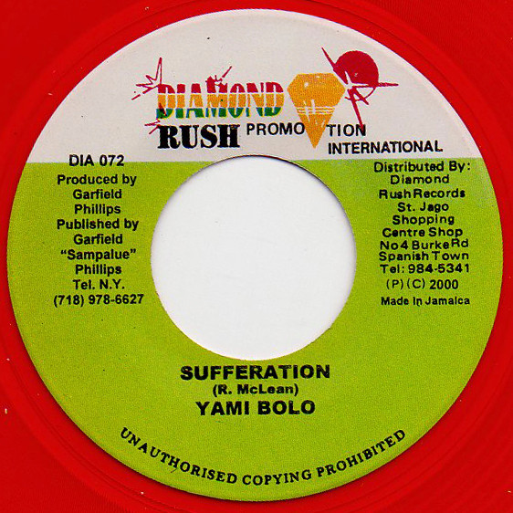Yami Bolo - Sufferation | Diamond Rush Promotion International (DIA 072) - main