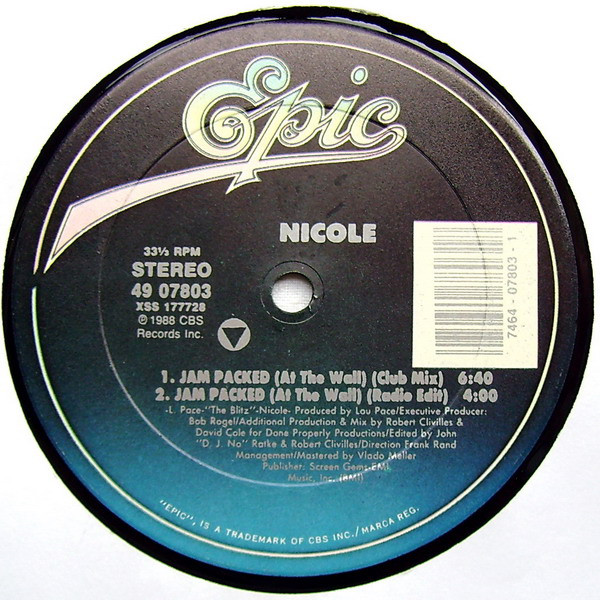 Nicole J McCloud - Jam Packed (At The Wall) | Epic (49 07803) - main