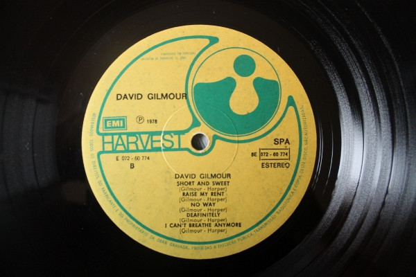 David Gilmour - David Gilmour | Harvest (8E 072 - 60 774) - 4
