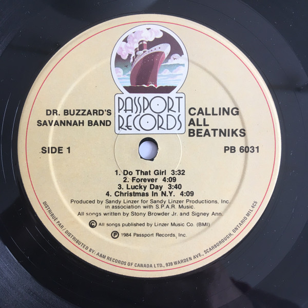 Dr. Buzzard's Original Savannah Band - Calling All Beatniks! | Passport Records (PB 6031) - 2 Dr. Buzzard's Original Savannah Band - Calling All Beatniks! | Passport Records (PB 6031) - 2