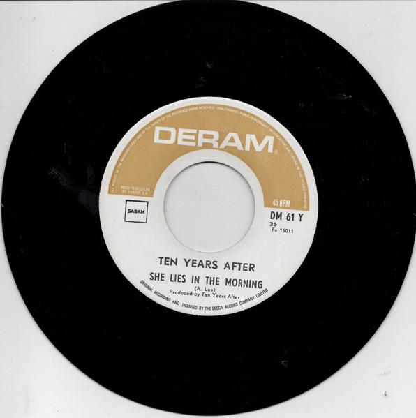 Ten Years After - I'm Coming On / She Lies In The Morning | Deram (DM 61 Y) - 3