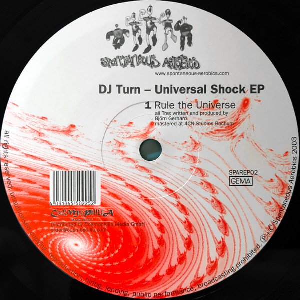 DJ Turn - Universal Shock EP | Spontaneous Aerobics (SPAREP02)