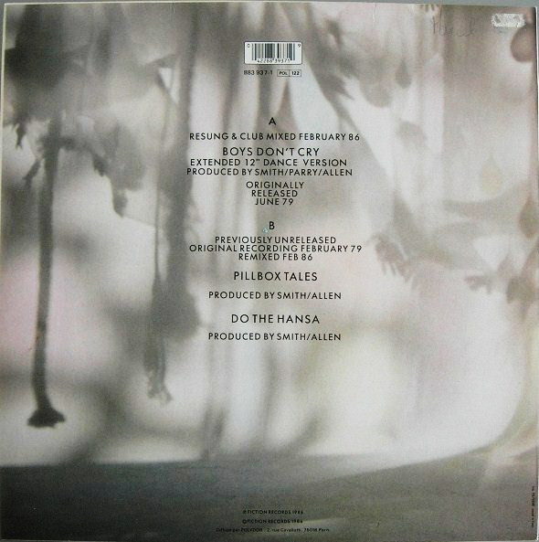 The Cure - Boys Don't Cry (New Voice • Club Mix) | Polydor (883 937-1) - 2 The Cure - Boys Don't Cry (New Voice • Club Mix) | Polydor (883 937-1) - 2