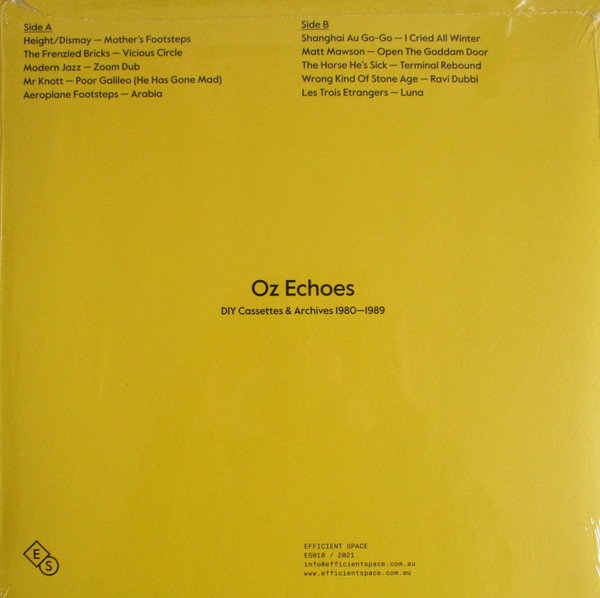 Various - Oz Echoes: DIY Cassettes And Archives 1980-1989 LP | Efficient Space (ES018) - main Various - Oz Echoes: DIY Cassettes And Archives 1980-1989 LP | Efficient Space (ES018) - main