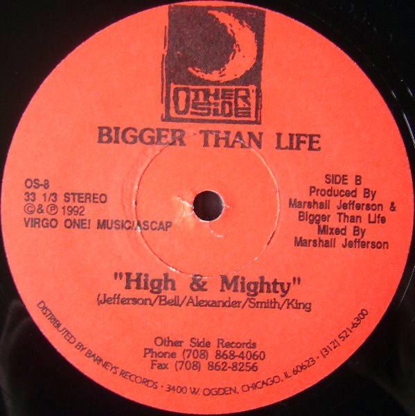 Bigger Than Life - Feel What I Feel | Other Side Records (OS-8) - 2