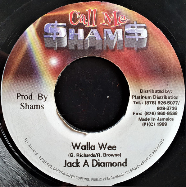 Jack-A-Diamond - Walla Wee | Call Me $ham$ (none)