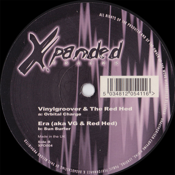 Vinylgroover & The Red Hed / Era - Orbital Charge / Sun Surfer | Xpanded Tracks (XPD004) - main