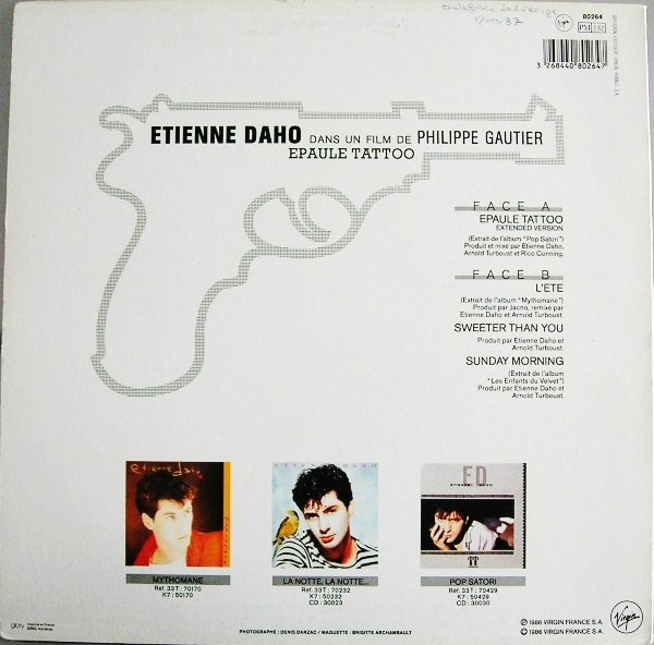 Etienne Daho - Epaule Tattoo | Virgin (80264) - 2