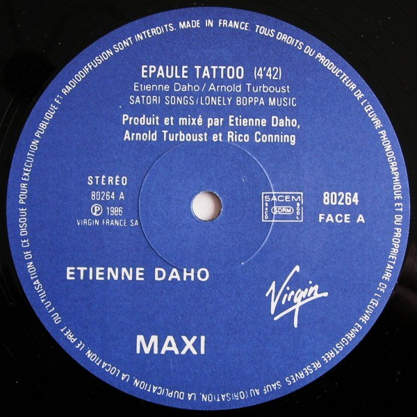 Etienne Daho - Epaule Tattoo | Virgin (80264) - 3