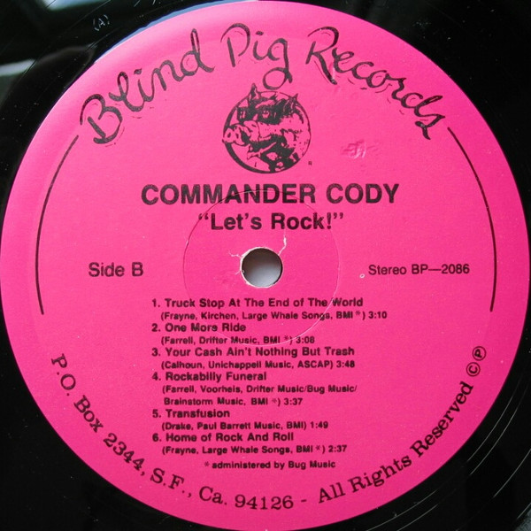 Commander Cody - Let's Rock! | Blind Pig Records (BP 2086) - 4 Commander Cody - Let's Rock! | Blind Pig Records (BP 2086) - 4