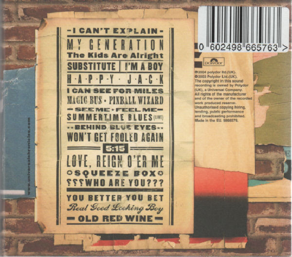 The Who - Then And Now | Polydor (9866576) - 2 The Who - Then And Now | Polydor (9866576) - 2