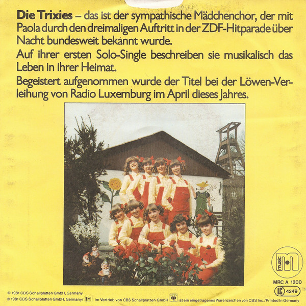 Die Trixis - Bei Uns Zu Haus Im Kohlenpott | CBS (MRC A 1200) - 2