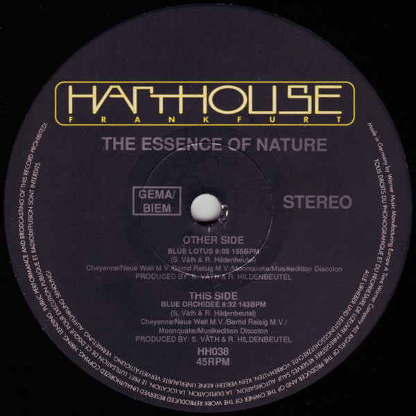 The Essence Of Nature - Blue Lotus / Blue Orchidee | Harthouse (HH038) - main
