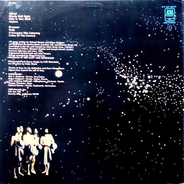Supertramp - Crime Of The Century | A&M Records (PP·SP 3647) - 2
