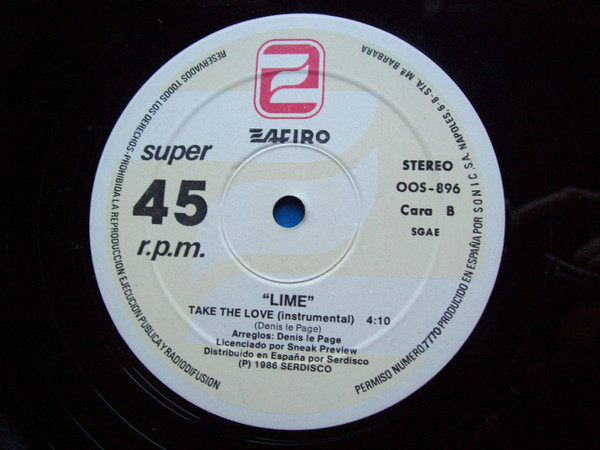 Lime - Take The Love | Zafiro (OOS-896) - 3
