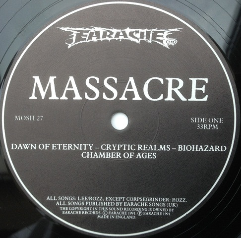 Massacre - From Beyond | Earache (MOSH 27) - 3