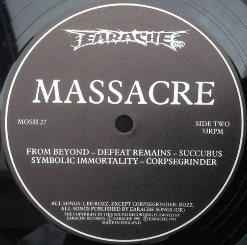 Massacre - From Beyond | Earache (MOSH 27) - 4