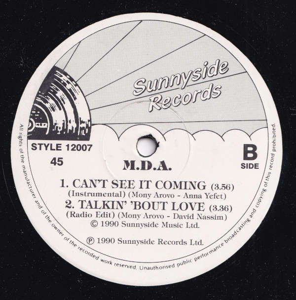 M.D.A. - Talkin' 'Bout Love | Sunnyside Records (STYLE 12007) - 2