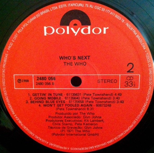 The Who - Who's Next | Polydor (2480 056) - 4