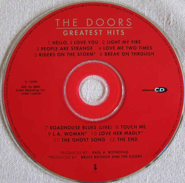 The Doors - Greatest Hits | Elektra (61996-2) - 3