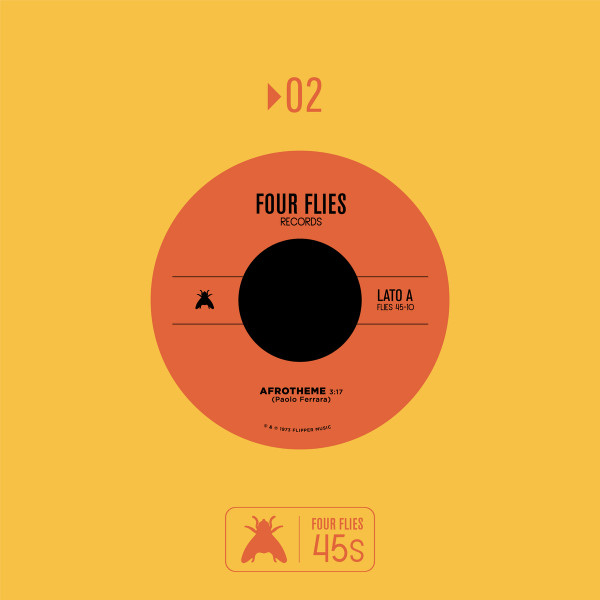 Paolo Ferrara - Afrotheme / Percussion Blues | Four Flies Records (FLIES 45-10)